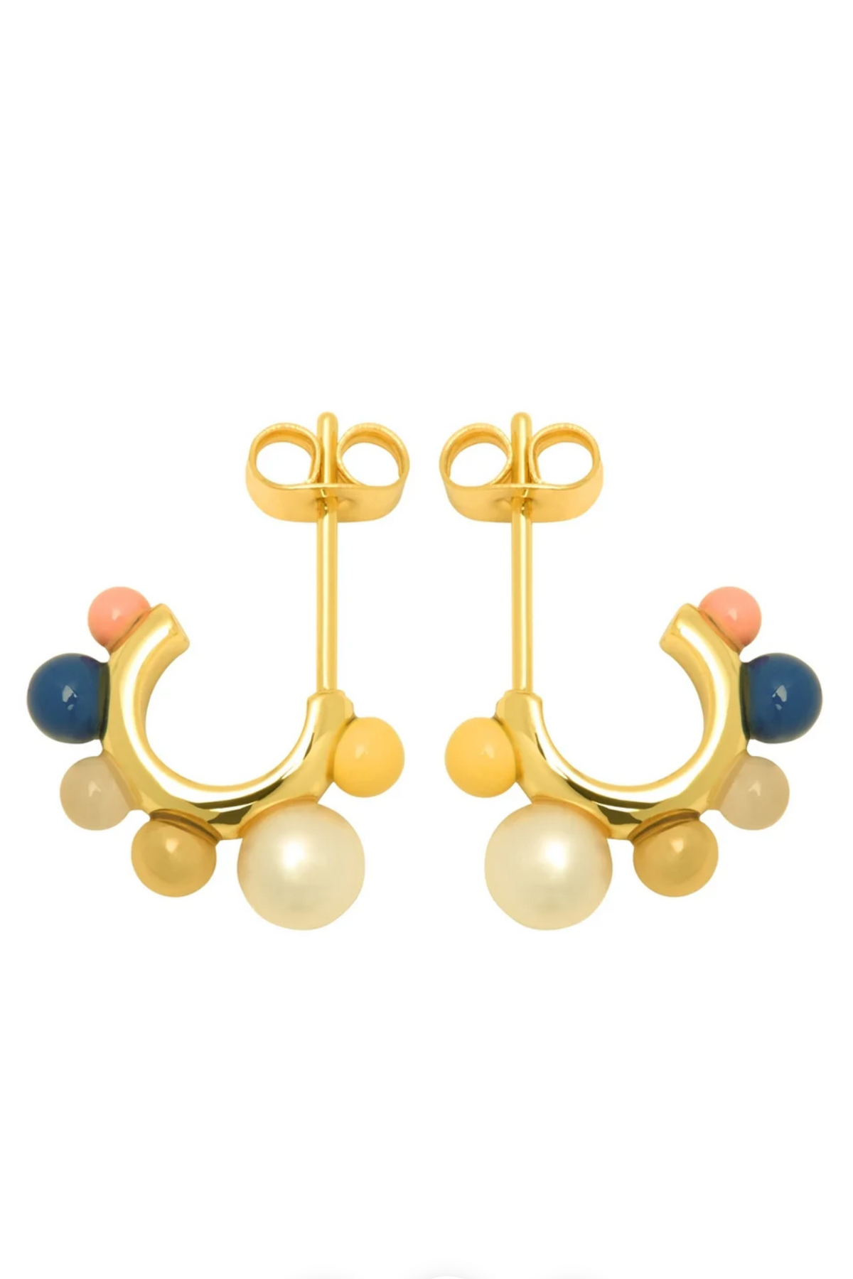 EARRINGS "SPACE HOOPS"