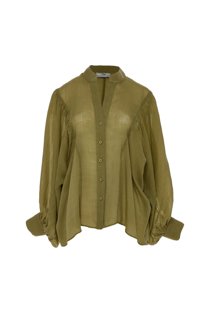 OVERSIZED BLOUSE "ELPIS" KHAKI