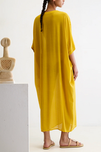 MIDI KAFTAN "HYDRA" YELLOW