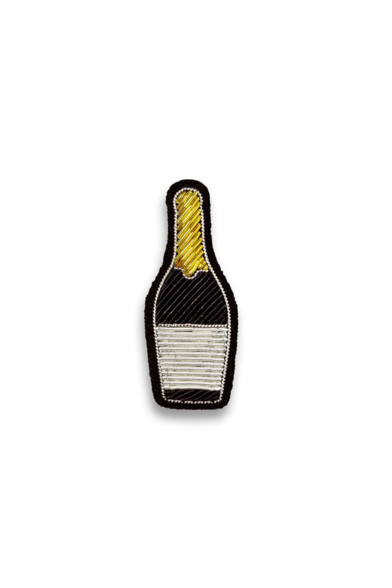 BROOCH "BOTTLE OF CHAMPAGNE“