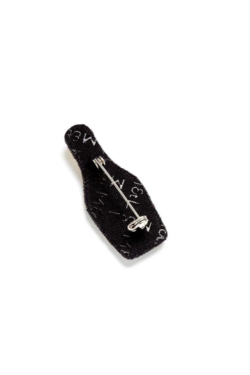 BROOCH "BOTTLE OF CHAMPAGNE“