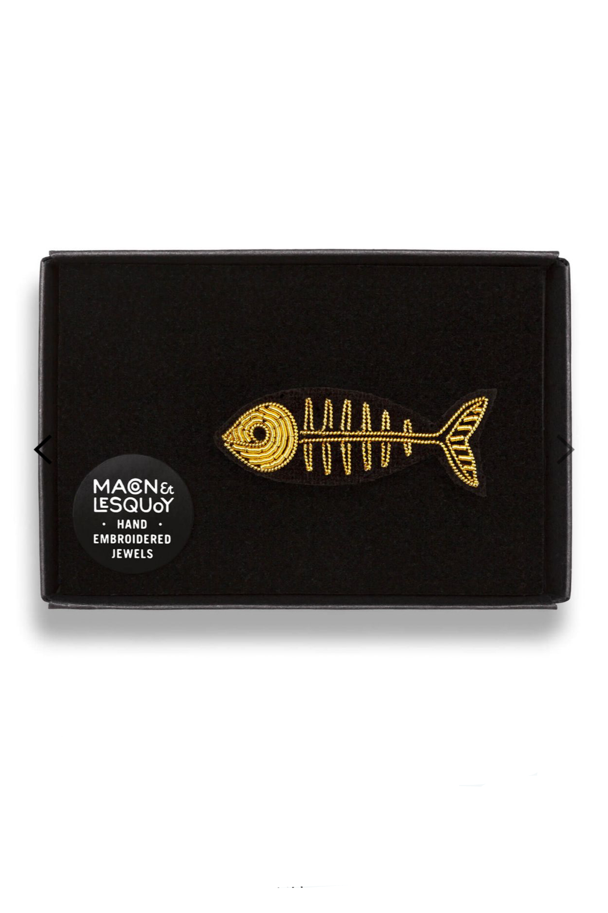 BROOCH "FISHBONE"