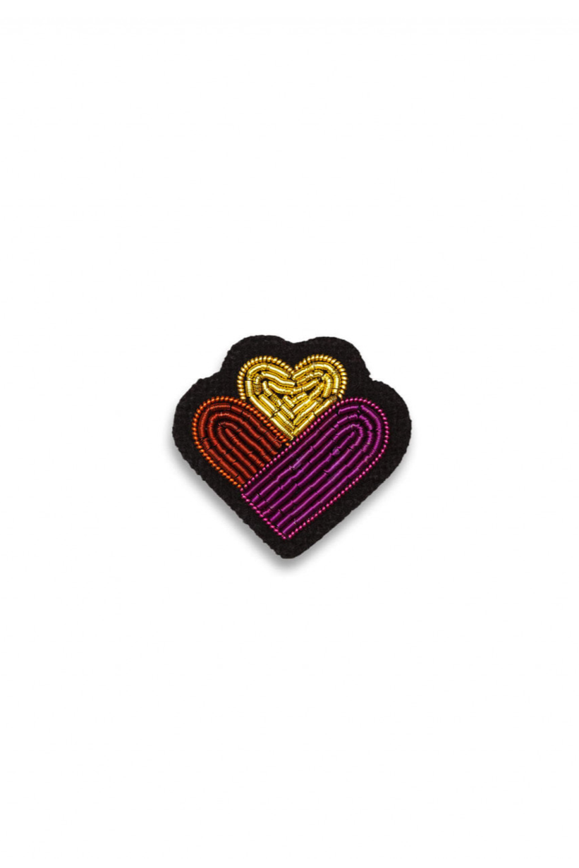 BROOCH "MINI FAMILY HEARTS"