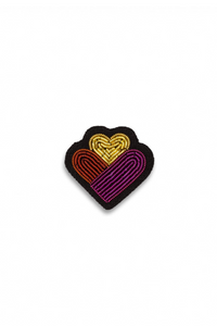 BROOCH "MINI FAMILY HEARTS"