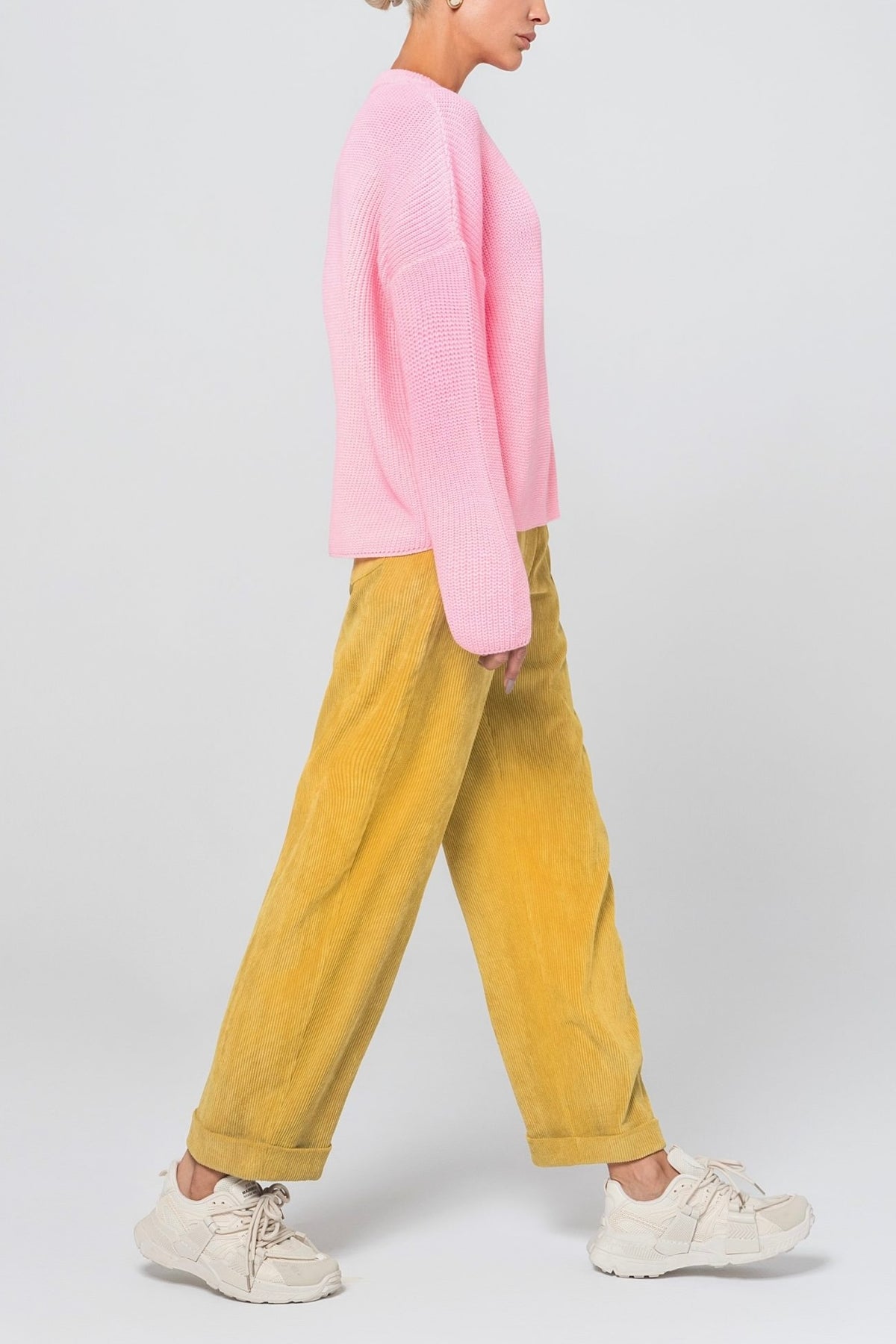 OVERSIZED PULLOVER  "SALMA" LIGHT PINK