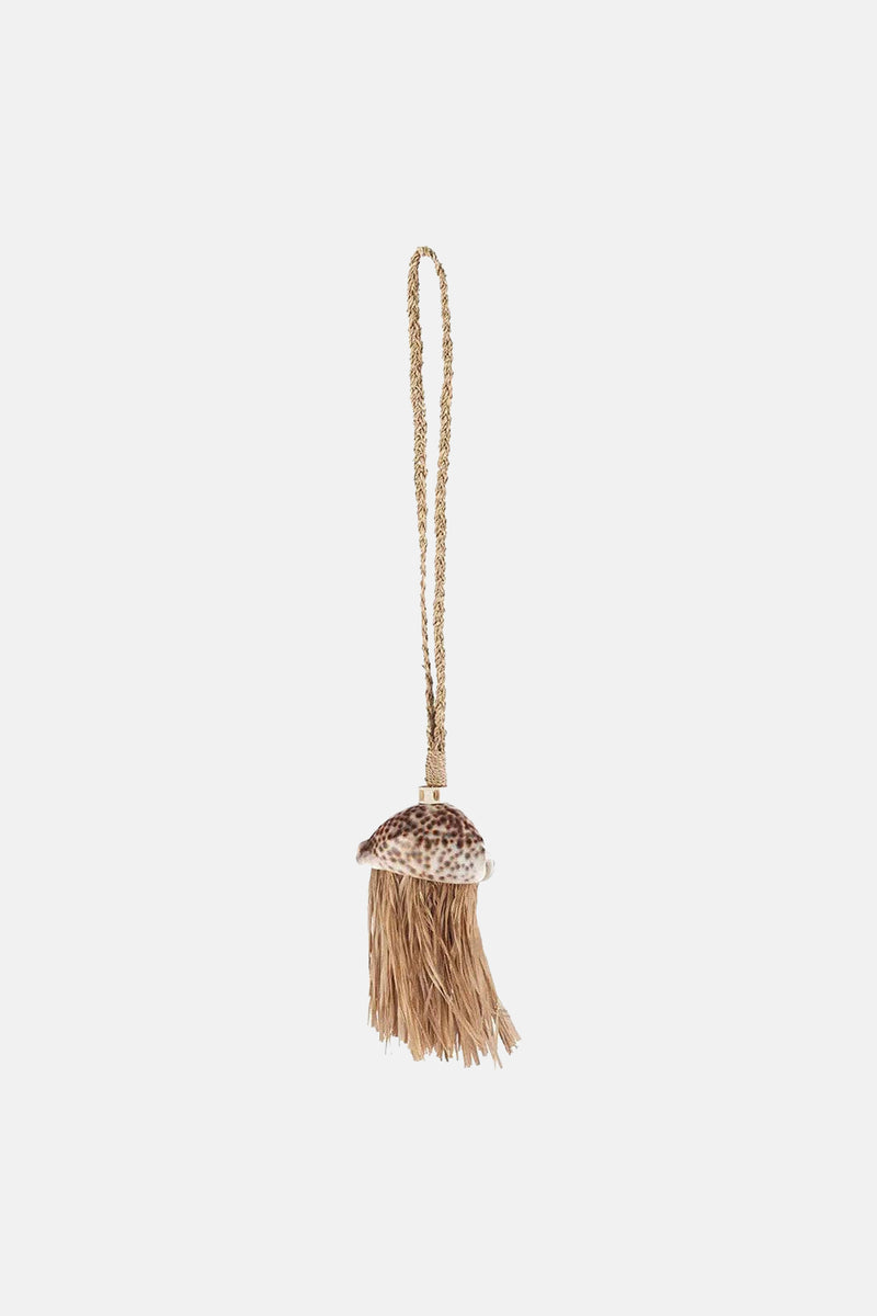 HANDMADE RAFFIA TASSLE "JELLYFISH" NATURAL