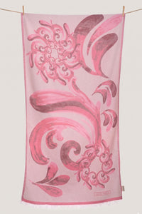 WOVEN BEACH TOWEL "KOUFONISIA"