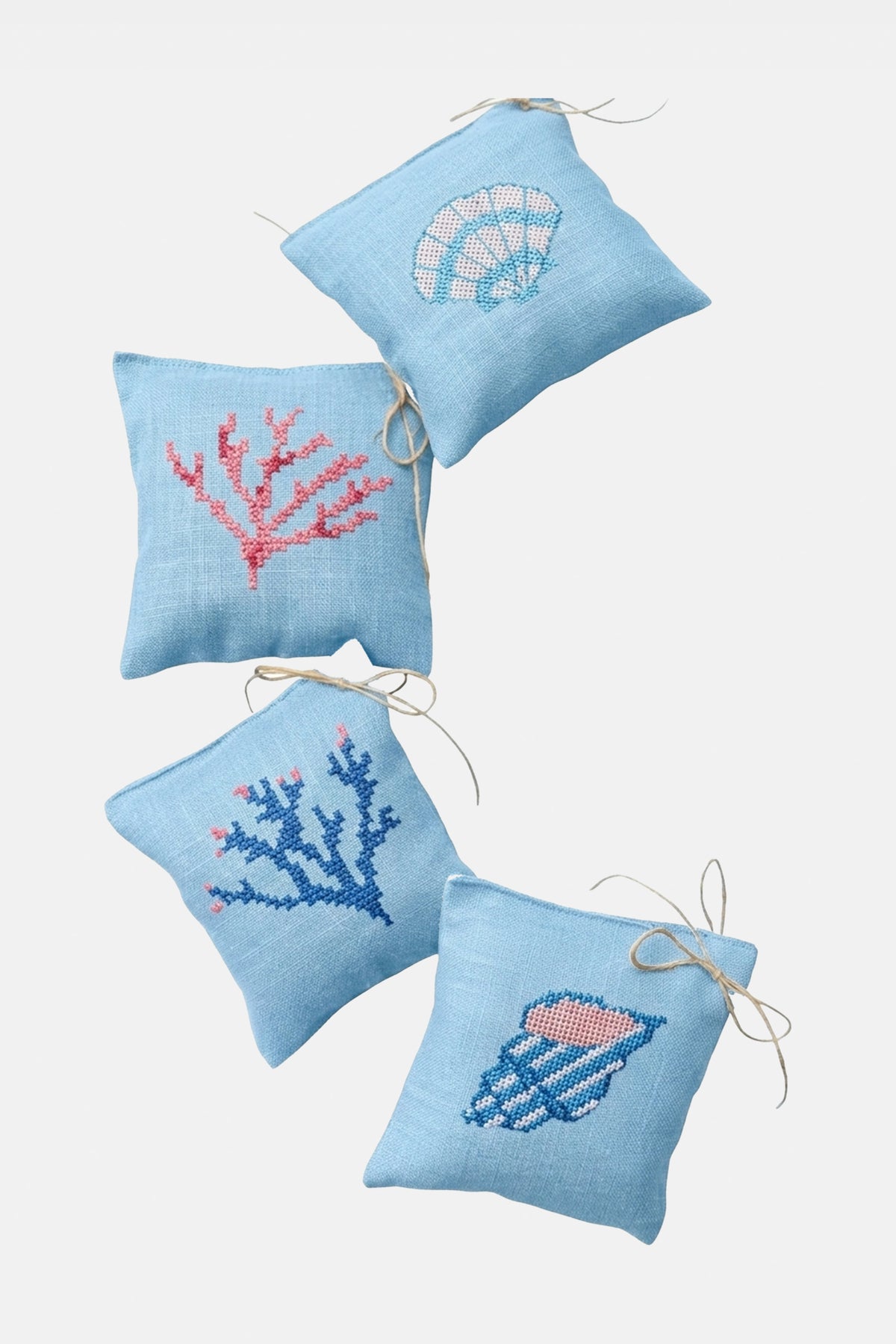 LAVENDER LINEN SACHETS "CORALLINA"