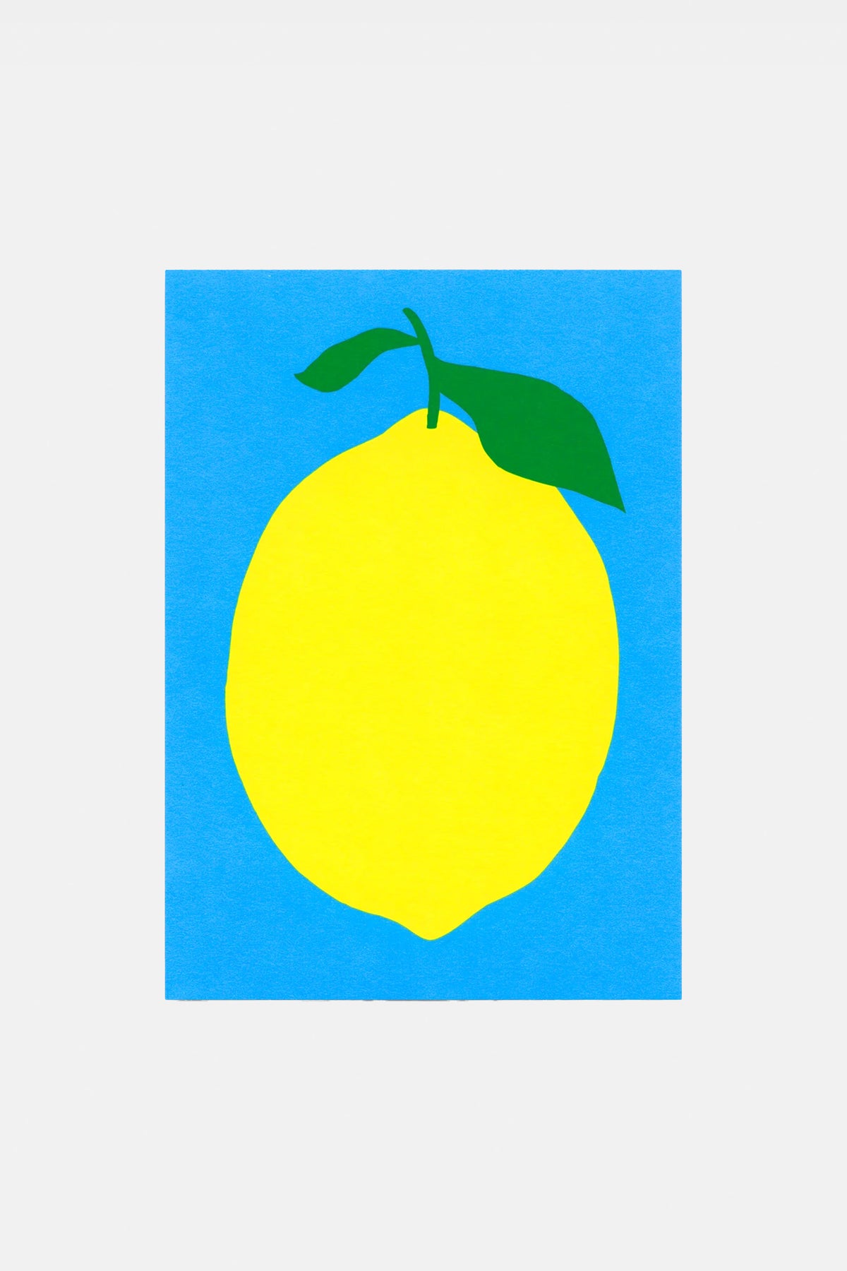 GREETING CARD "LEMONI" BLUE/YELLOW