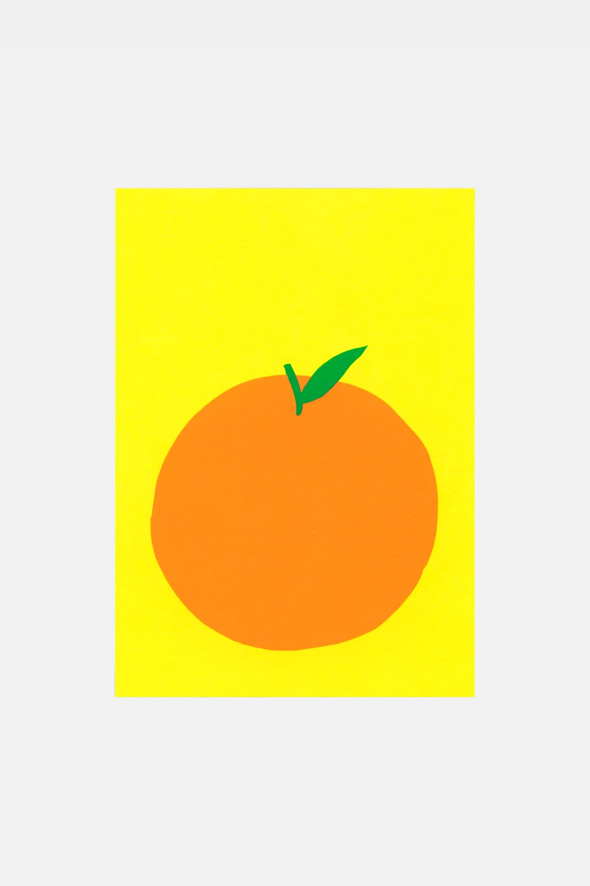 GREETING CARD "MANDARINA" YELLOW/ORANGE