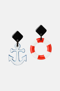 EARRINGS "MARITIME LOVE" RED/WHITE/BLUE