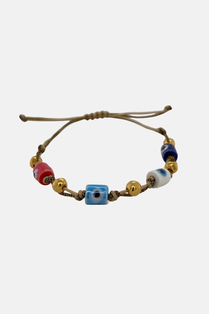 BRACELET WITH CERAMIC BEADS "MATI" MULTICOLOR