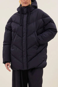 ULTRA OVERSIZED PUFFER JACKET MIDNIGHT