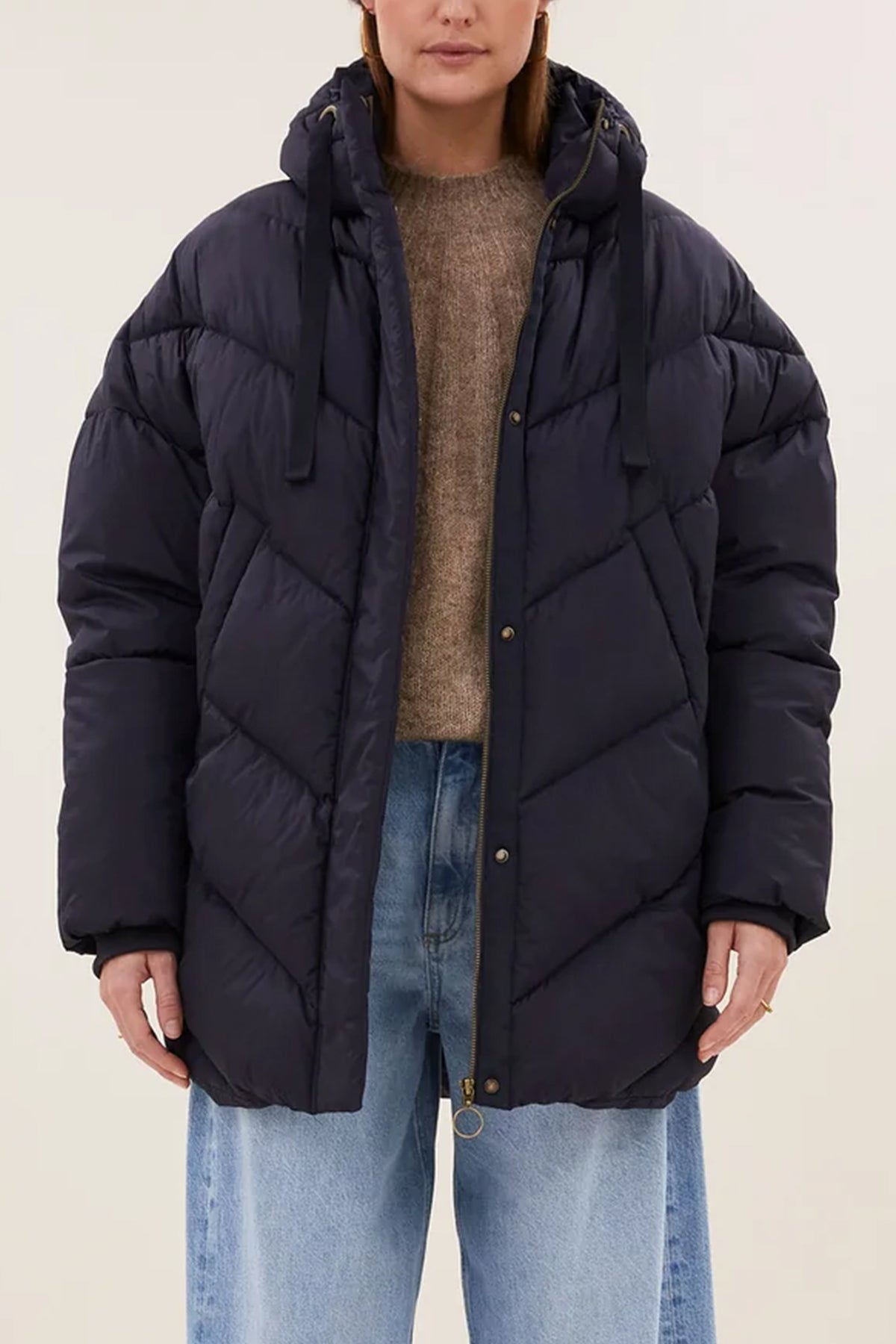 ULTRA OVERSIZED PUFFER JACKET MIDNIGHT