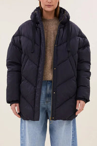 ULTRA OVERSIZED PUFFER JACKET MIDNIGHT