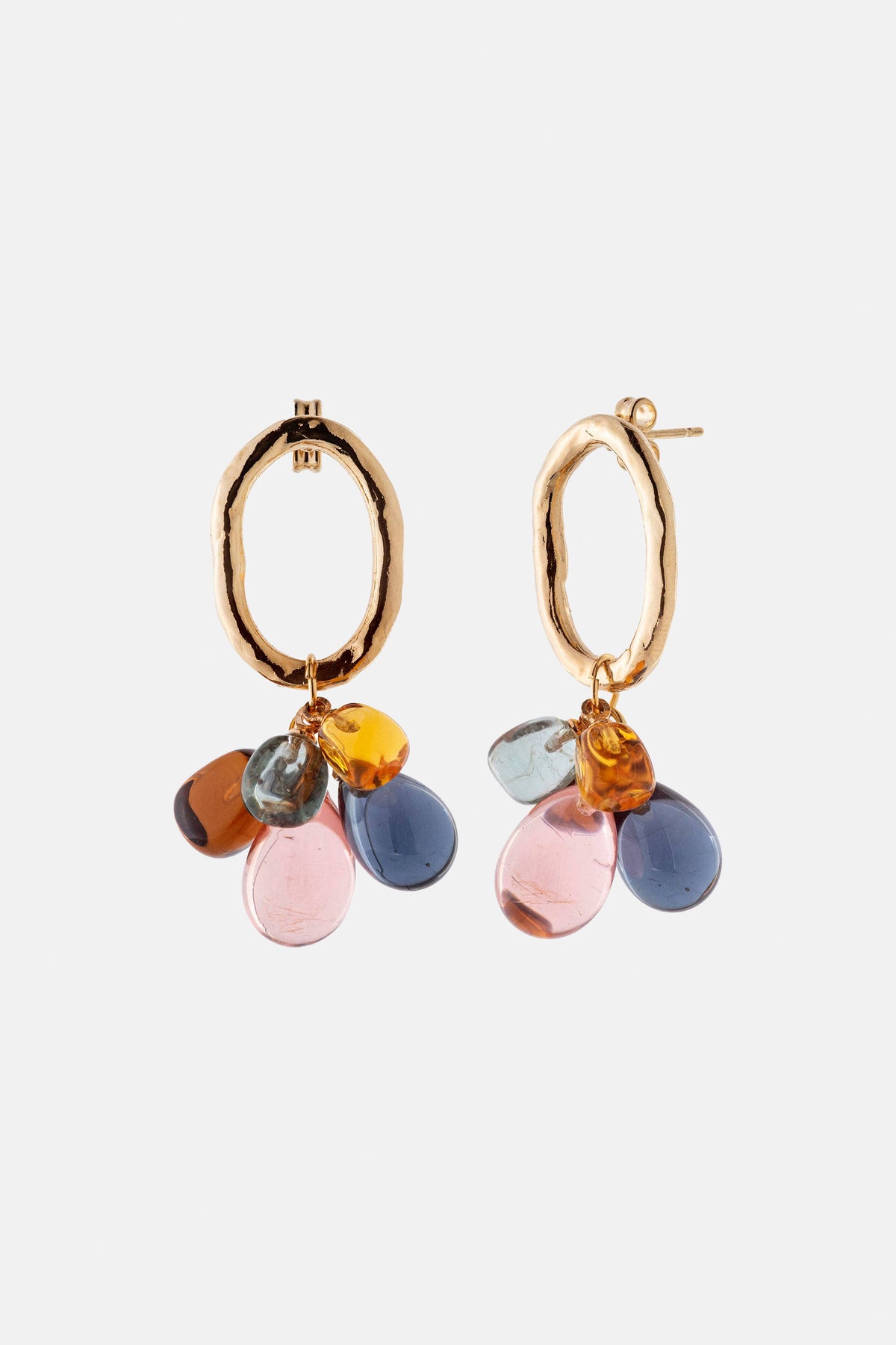 EARRINGS "MURANO" GOLD/MYSTICAL