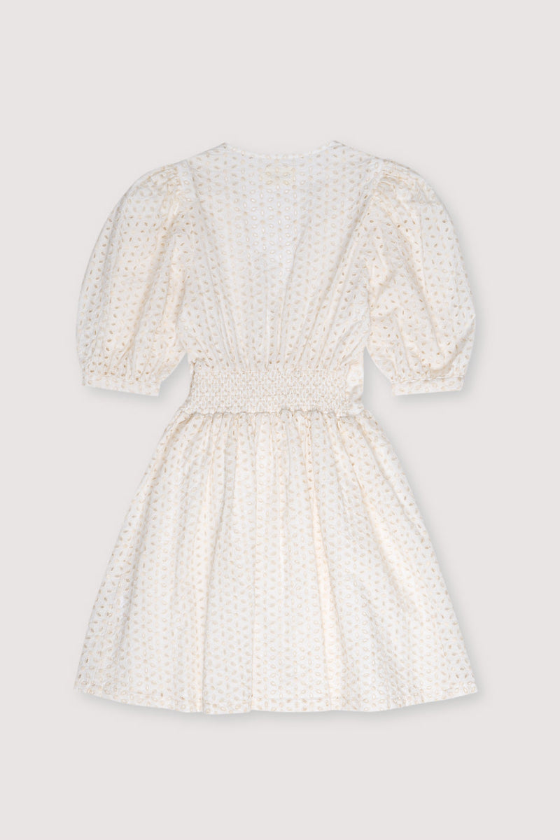 SHORT LACE DRESS "JUNO" OFFWHITE