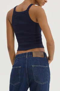 TANK TOP "PIERA" NAVY