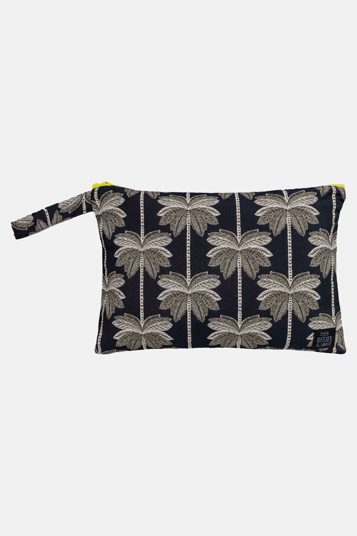 POUCH "OASIS" BLACK/FLUO YELLOW