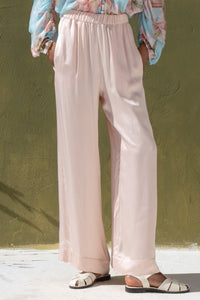AIRY VISCOSE/RAYON PANTS POWDER