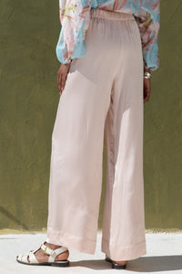 AIRY VISCOSE/RAYON PANTS POWDER
