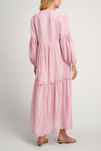 LONG TUNIC DRESS "FINIKAS" PINK