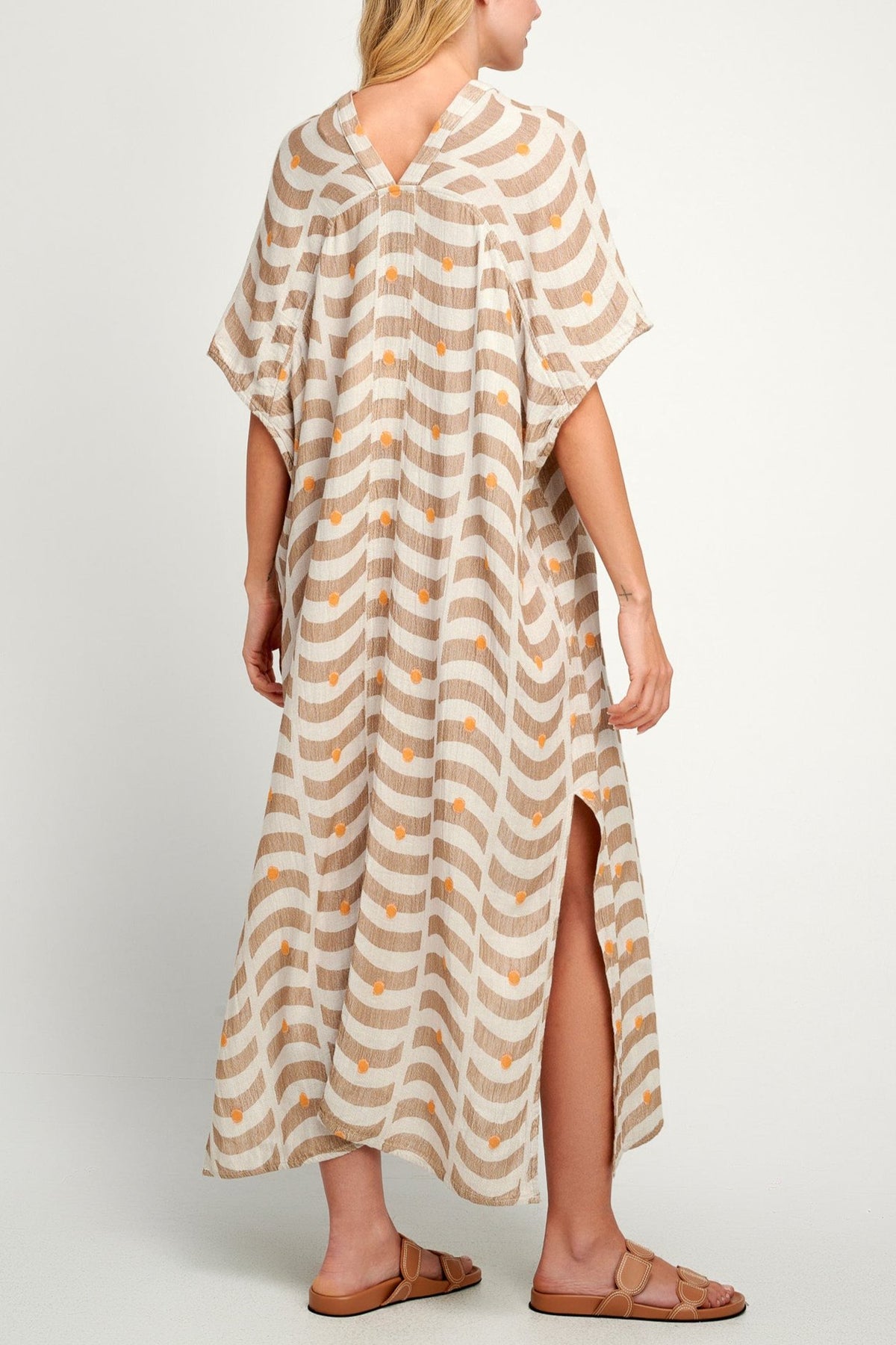 KAFTAN DRESS "TINOS" TAUPE