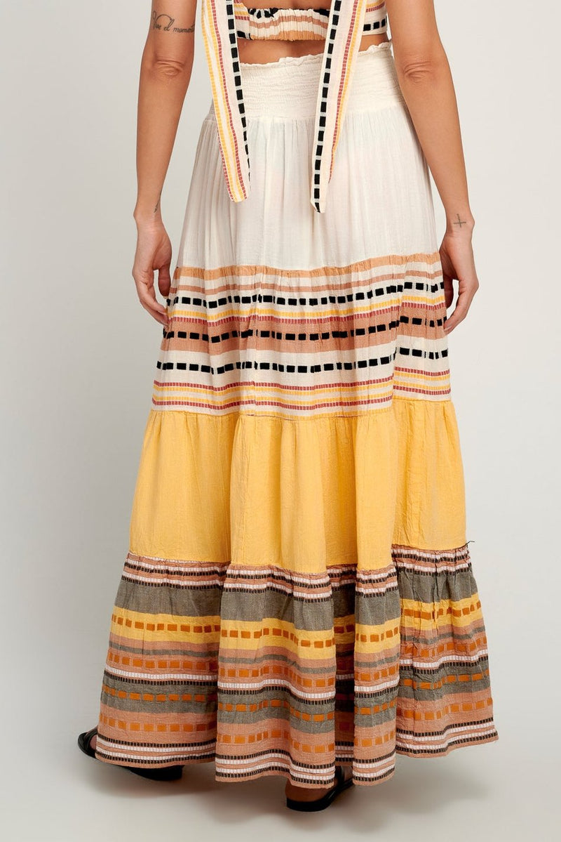 MAXI SKIRT "OLYMPIA" CAMEL