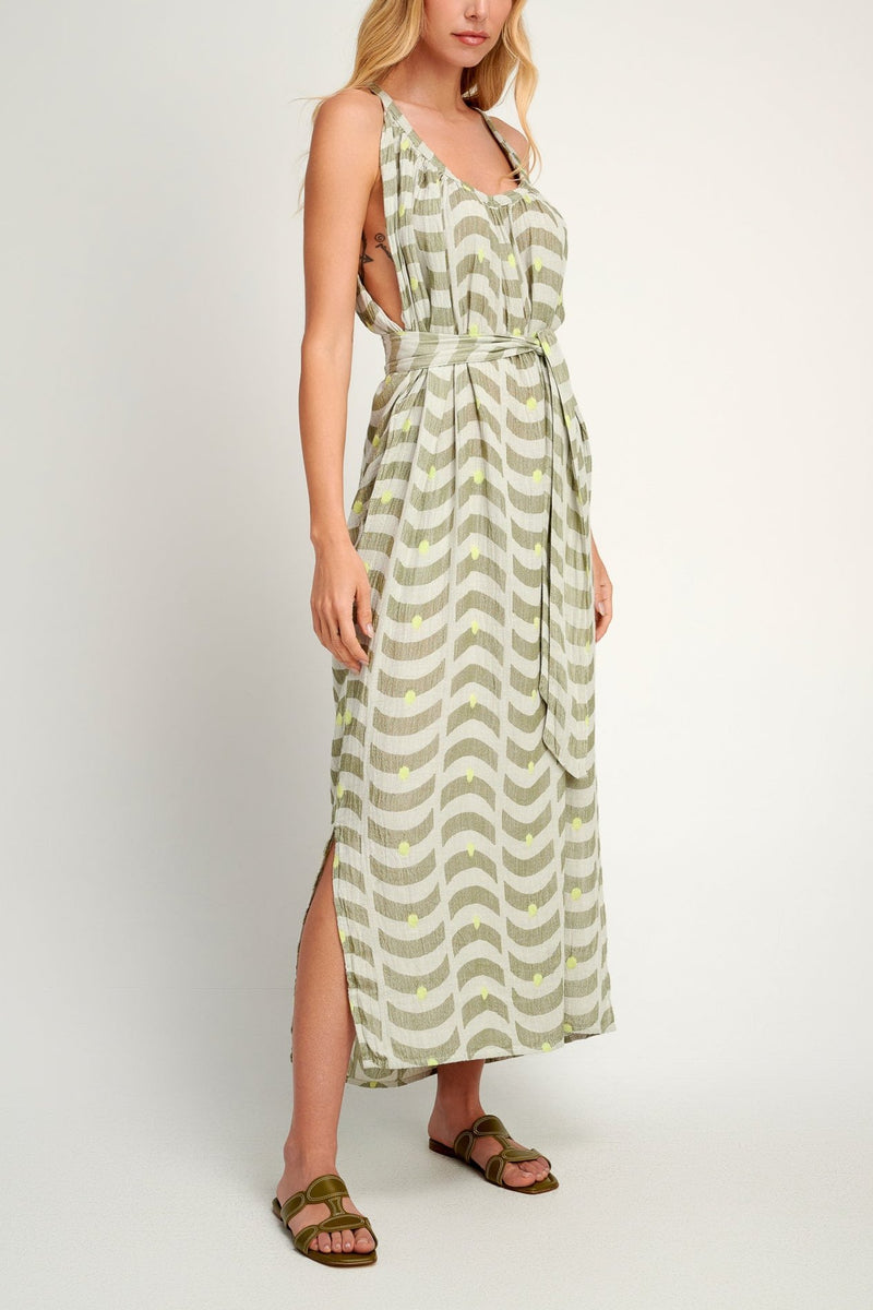 STRAPPY DRESS "TINOS" KHAKI