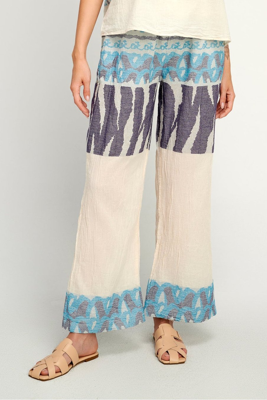 PALAZZO PANTS "KALOMIRA" BLUE