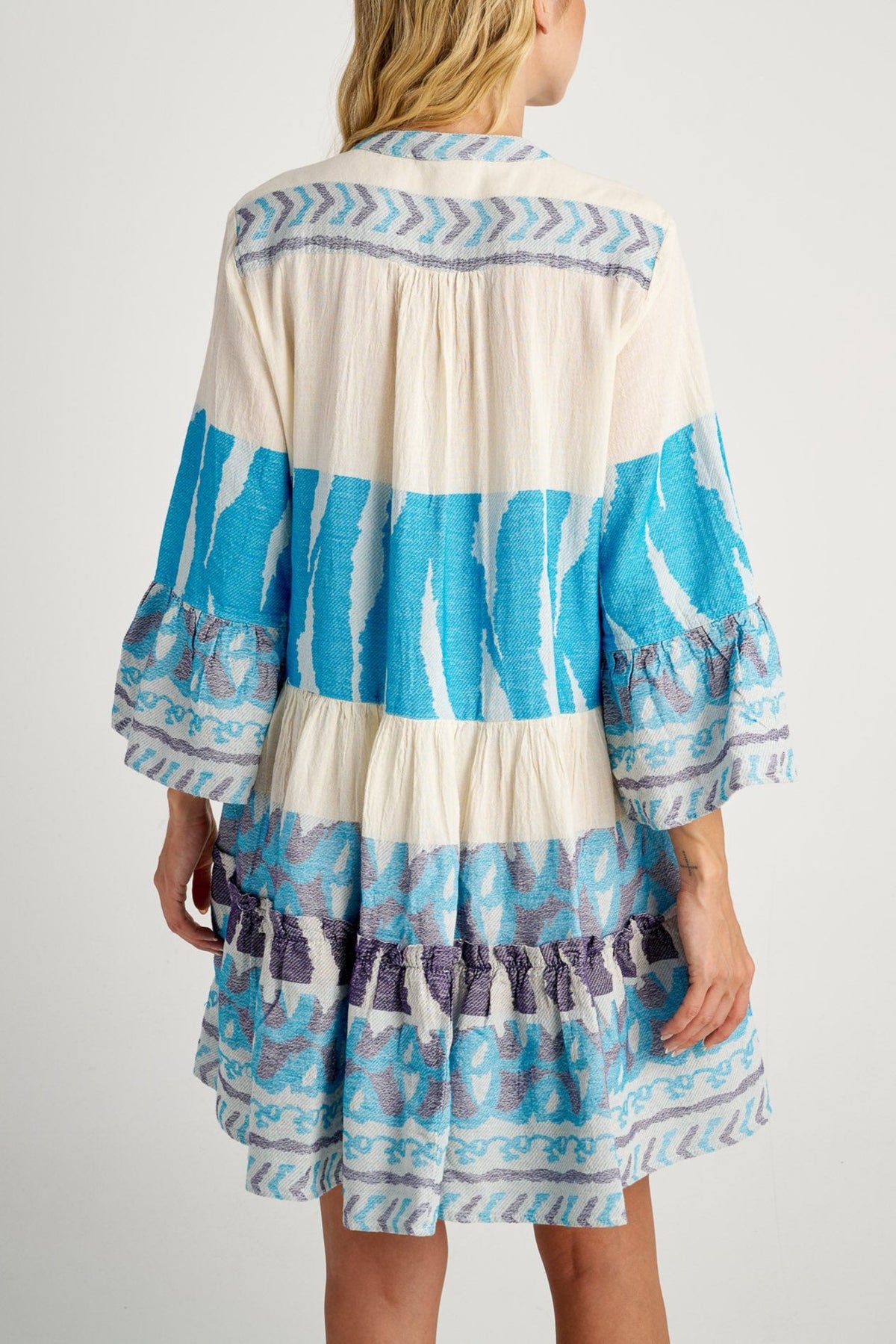 SHORT TUNIC DRESS "KALOMIRA" BLUE