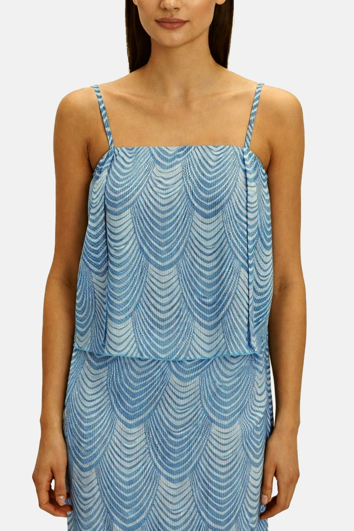 STRAPPY TOP "MERMAID" BLUE