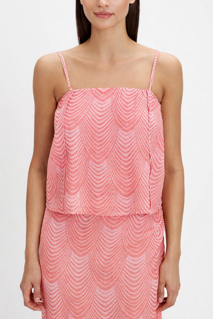 STRAPPY TOP "MERMAID" PINK