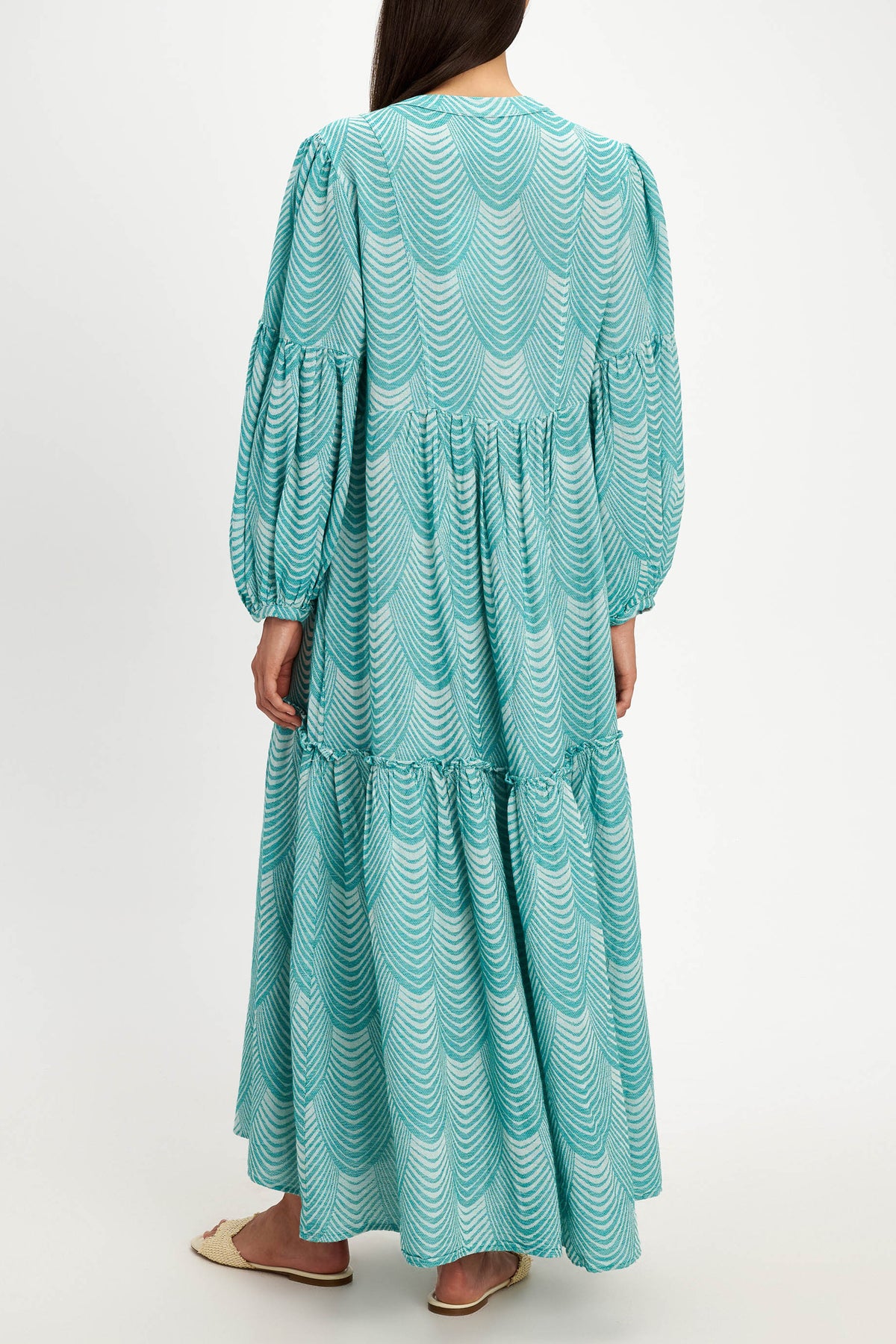 LONG TUNIC DRESS "MERMAID" GREEN