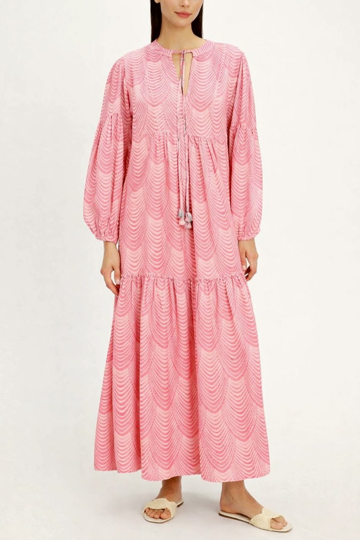 LONG TUNIC DRESS "MERMAID" PINK