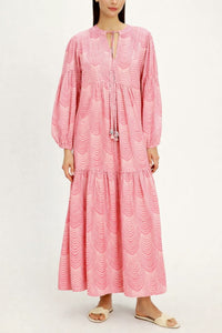 LONG TUNIC DRESS "MERMAID" PINK