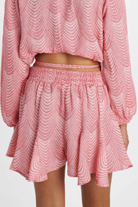 WOVEN SKORT "MERMAID" PINK
