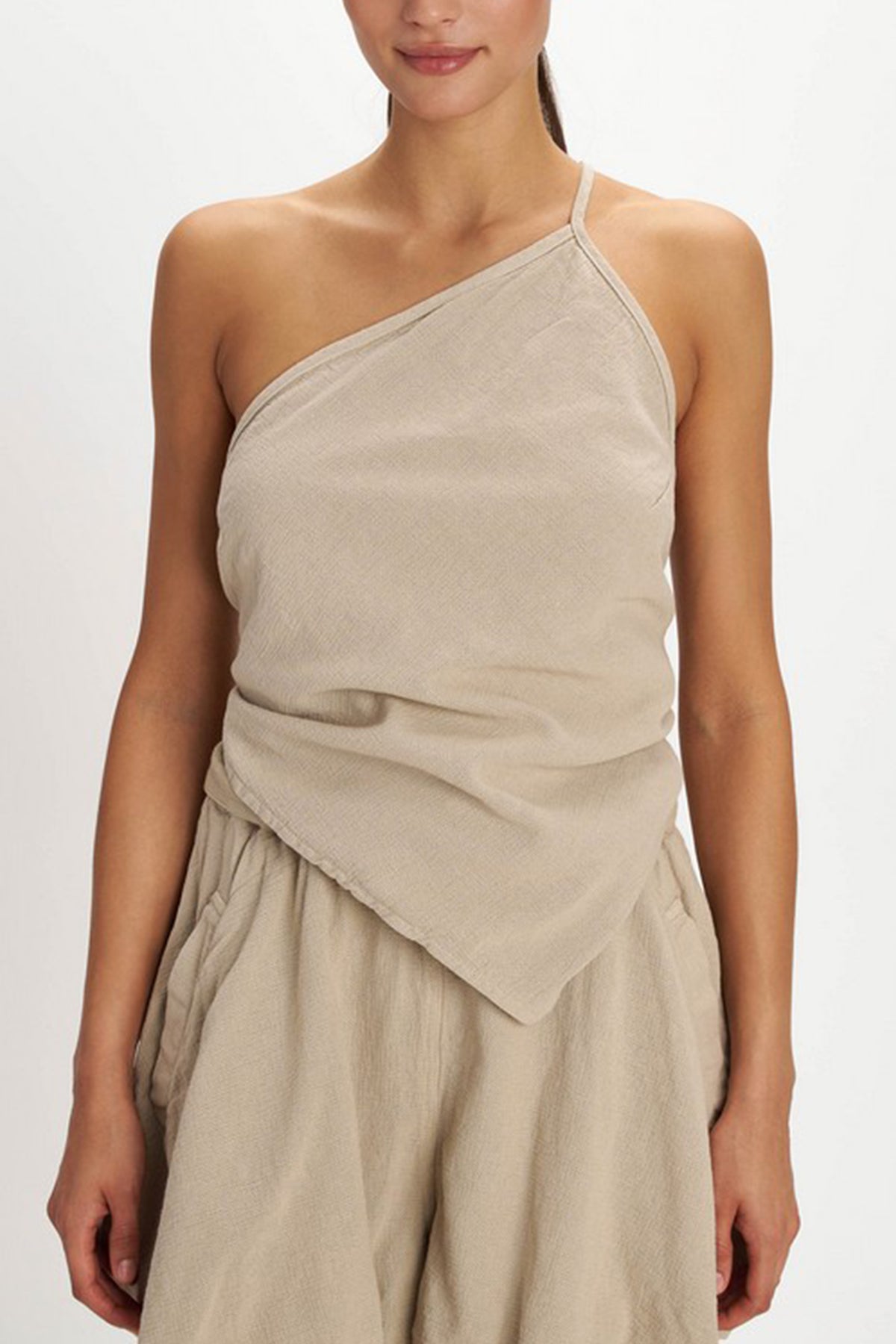 ASYMMETRIC COTTON TOP "IRAKLIA" ROPE