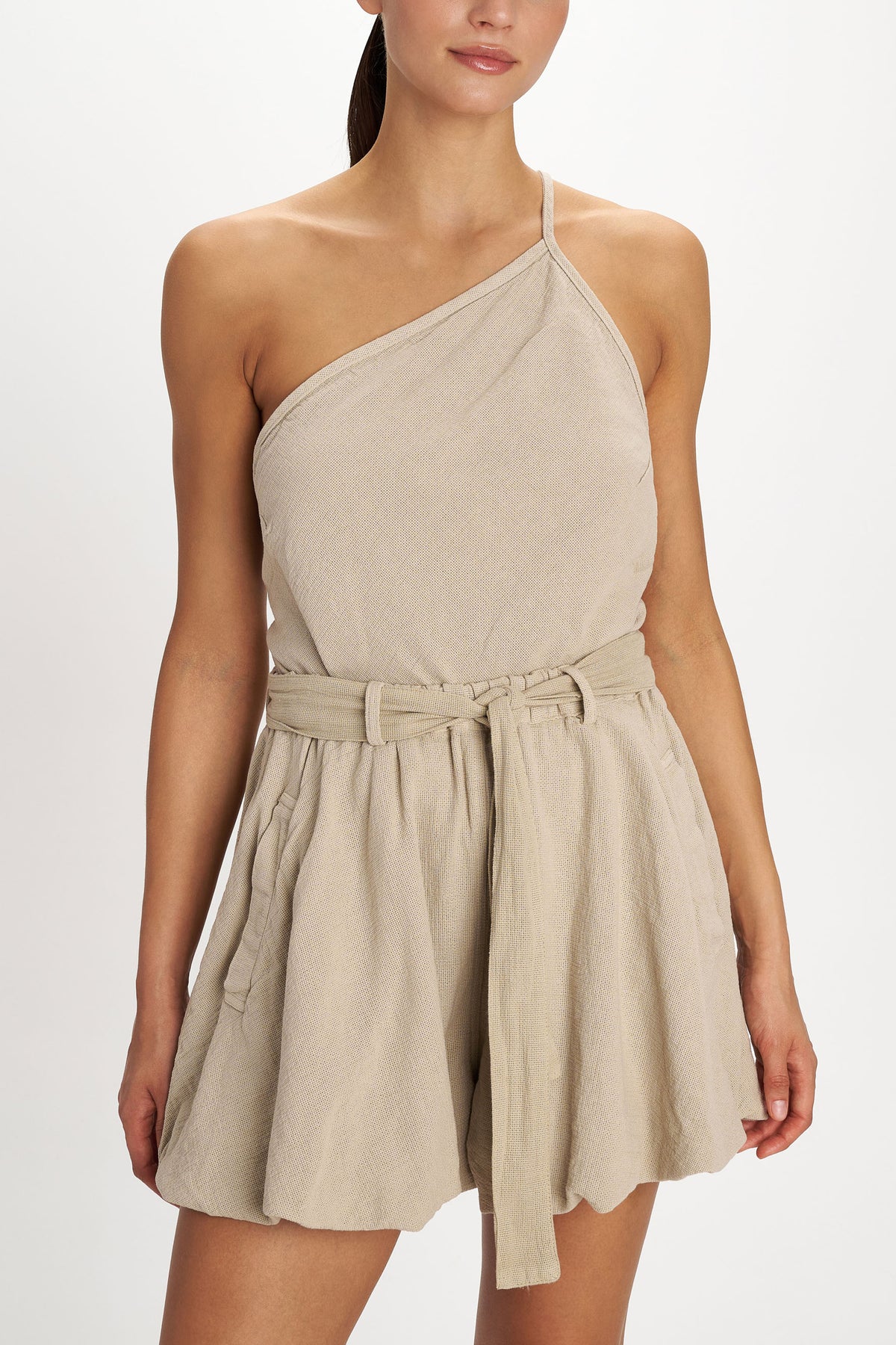 WOVEN COTTON SHORTS "IRAKLIA" ROPE