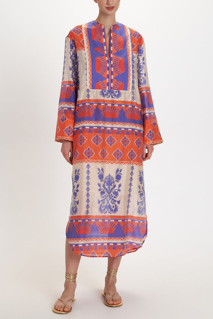 MIDI DRESS "LEFKADA" MULTICOLOR