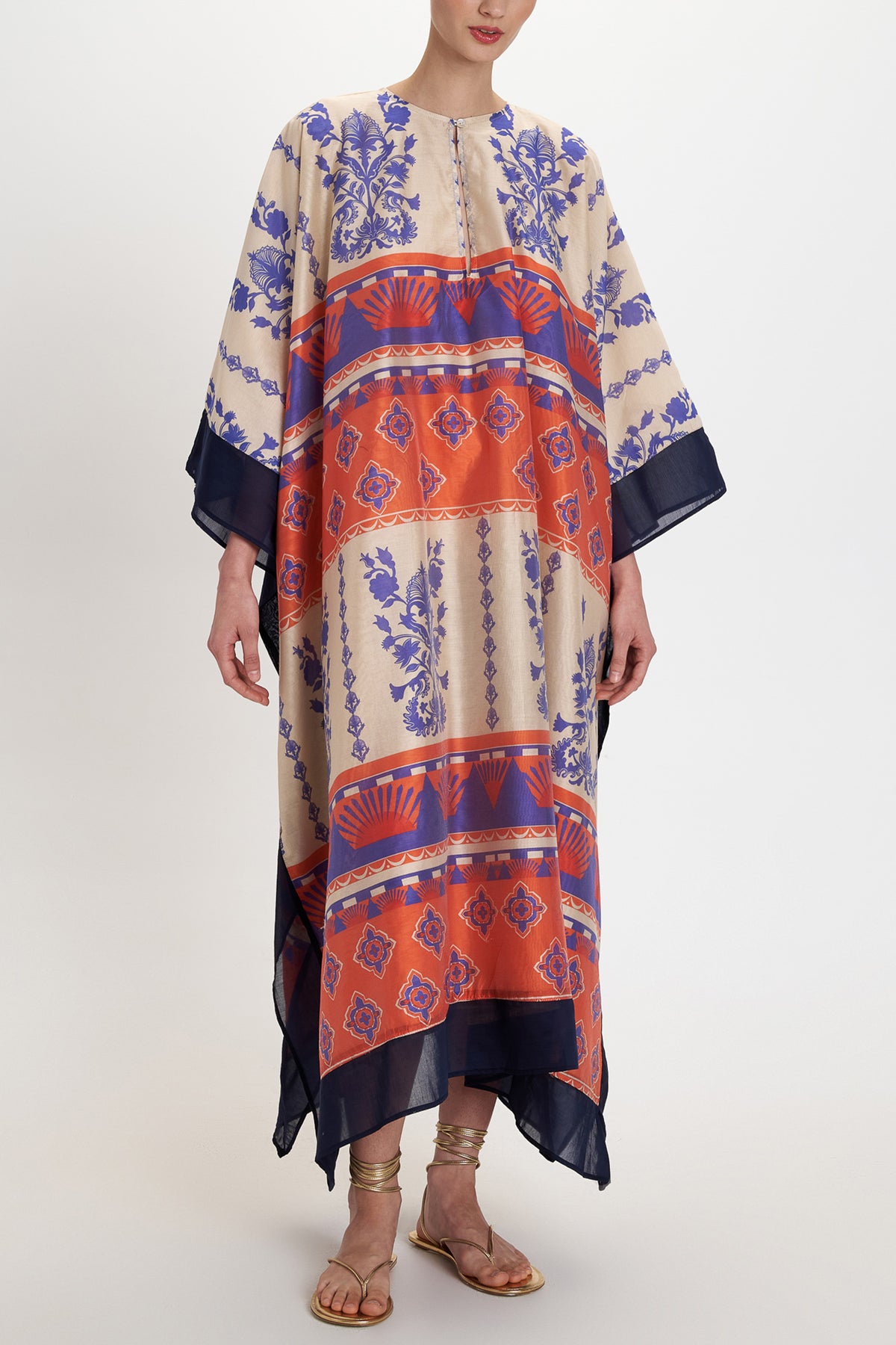 OVERSIZED KAFTAN DRESS "LEFKADA" MULTICOLOR