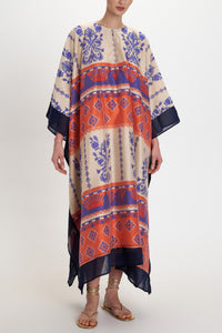 OVERSIZED KAFTAN DRESS "LEFKADA" MULTICOLOR