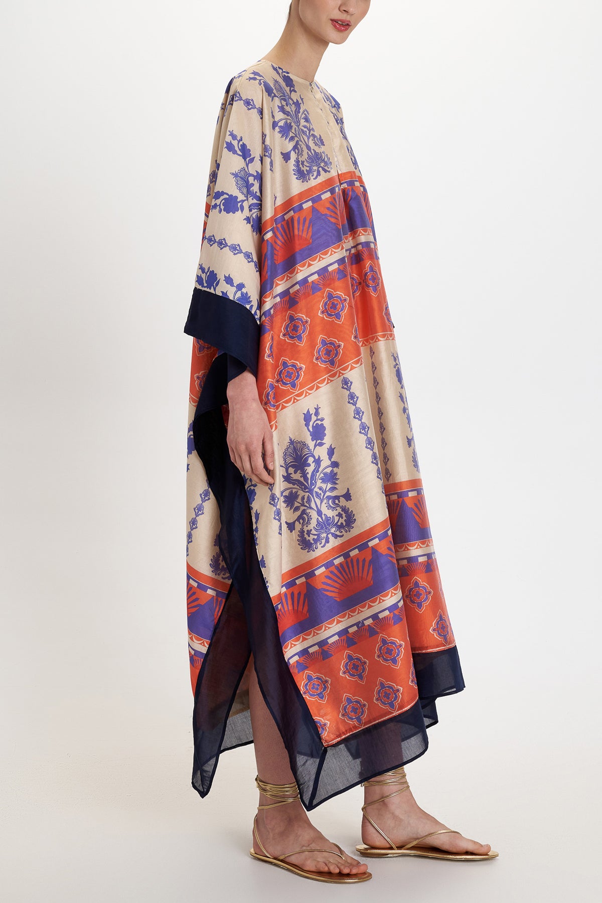 OVERSIZED KAFTAN DRESS "LEFKADA" MULTICOLOR