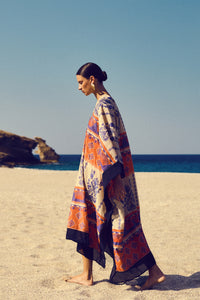 OVERSIZED KAFTAN DRESS "LEFKADA" MULTICOLOR