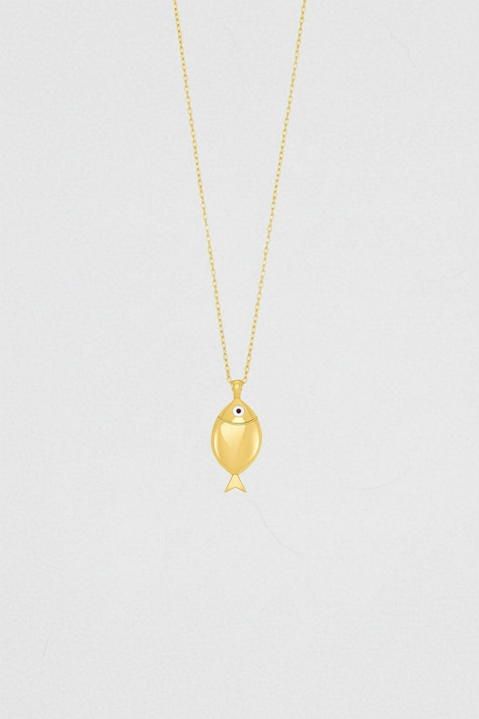 NECKLACE "MINI SEA BREAM" GOLD LEMONI EDITION