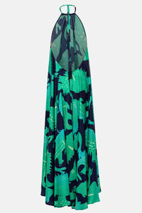 LONG SILKY BACKLESS DRESS "JENNIFER" SKORPINA