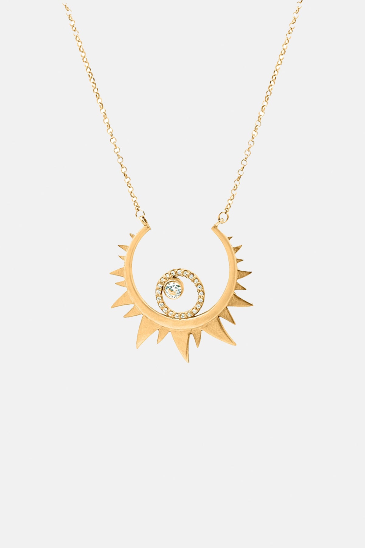 NECKLACE "SOL" GOLD/ZIRCONIA
