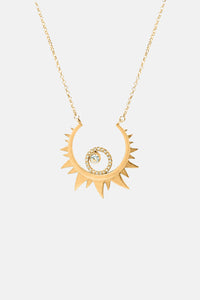 NECKLACE "SOL" GOLD/ZIRCONIA