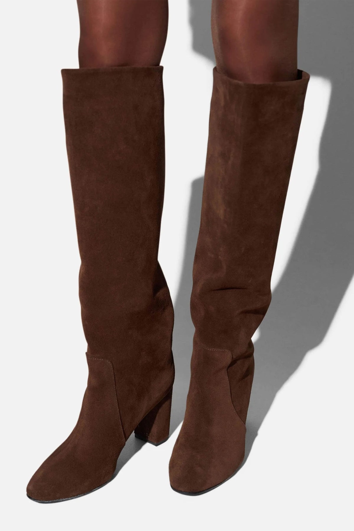 SUEDE BOOTS CHOCOLATE