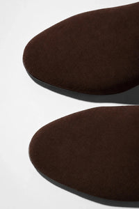 SUEDE BOOTS CHOCOLATE